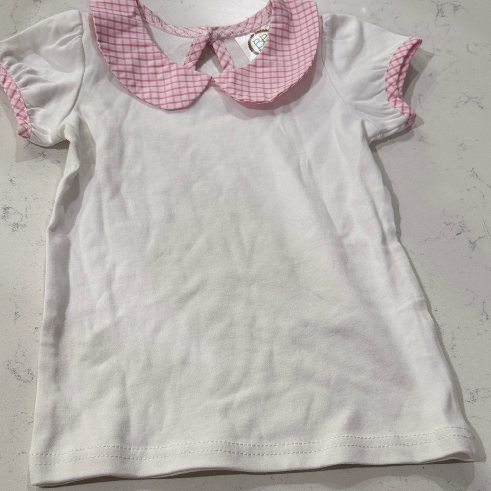 Charming Pink and White Kids Tee
